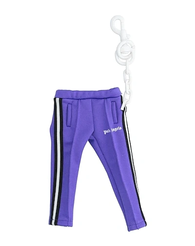 Shop Palm Angels Key Rings In Purple