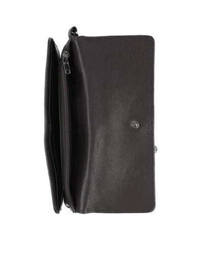 Piquadro Wallets In Dark Brown