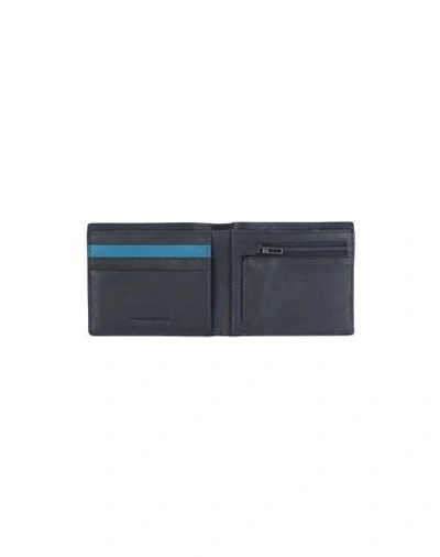 Shop Piquadro Wallets In Dark Blue