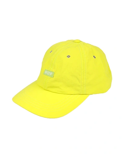Shop Huf Hats In Yellow