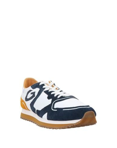 Shop Alberto Guardiani Sneakers In Dark Blue