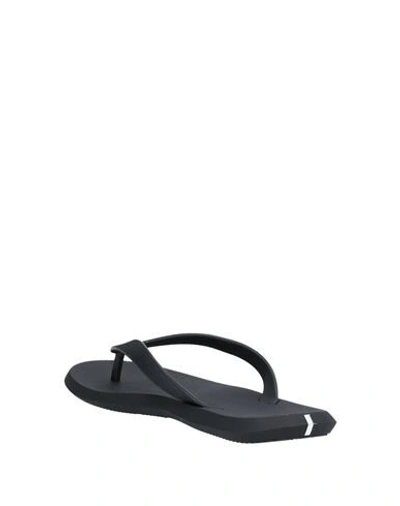 Shop Rider Toe Strap Sandals In Black
