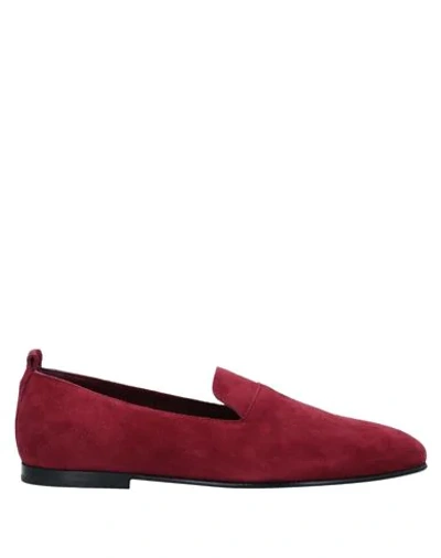 Shop Dolce & Gabbana Man Loafers Brick Red Size 7 Calfskin