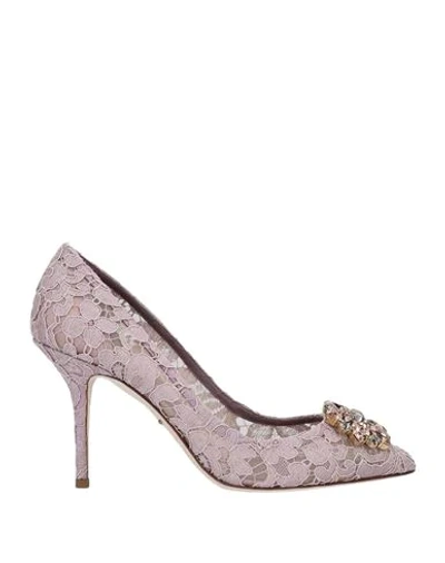Shop Dolce & Gabbana Pumps In Light Pink