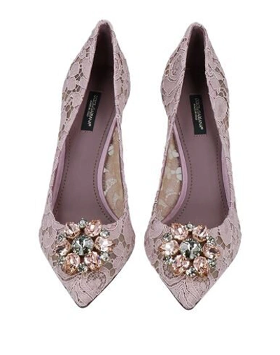 Shop Dolce & Gabbana Pumps In Light Pink