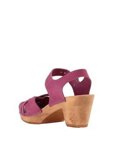 Shop Leon & Harper Sandals In Mauve