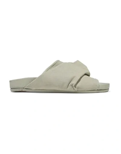 Shop Rick Owens Sandals In Light Yellow