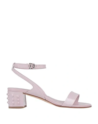 Shop Tod's Sandals In Pink