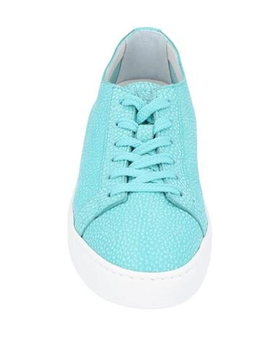 Santoni Sneakers In Blue