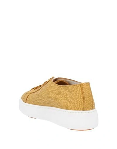 Santoni Sneakers In Yellow
