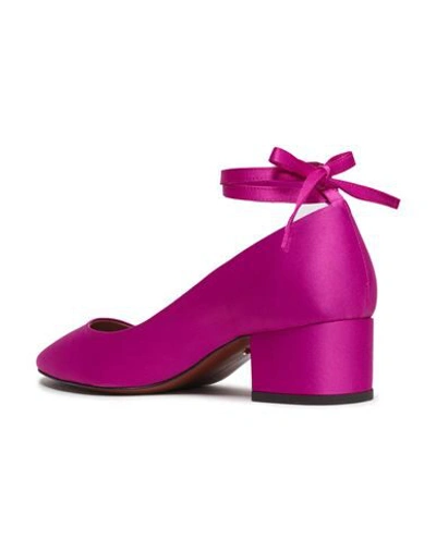 Shop Alexa Chung Pumps In Fuchsia