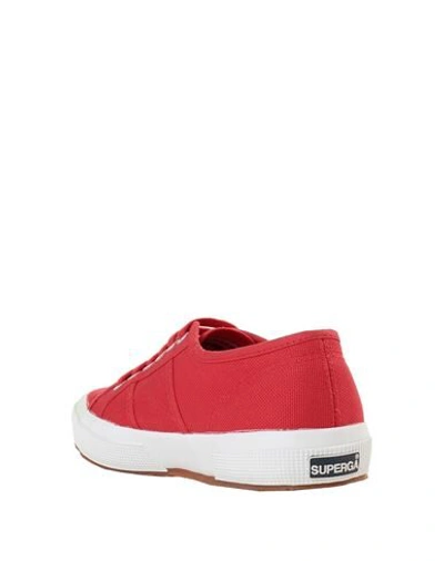 Shop Superga Woman Sneakers Red Size 6.5 Textile Fibers