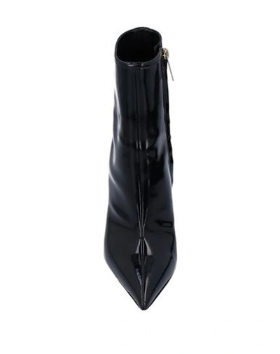 Shop Elisabetta Franchi Woman Ankle Boots Black Size 7 Soft Leather