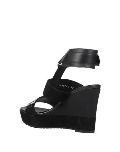 Shop Cesare Paciotti 4us Sandals In Black