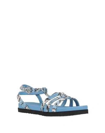 Shop Cesare Paciotti 4us Sandals In Azure