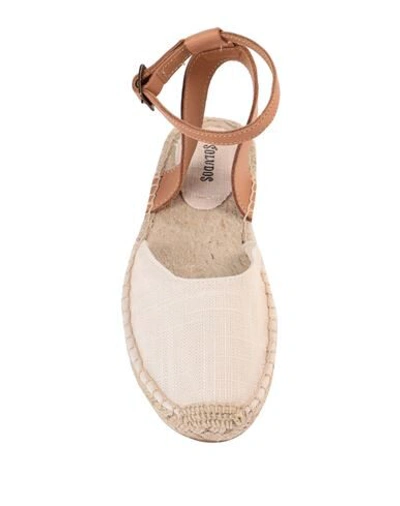 Shop Soludos Espadrilles In Ivory