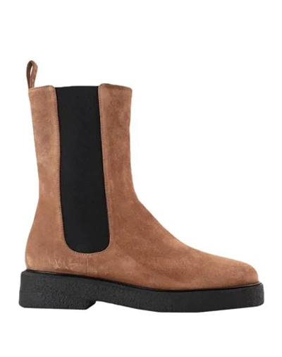 Shop Staud Ankle Boots In Camel