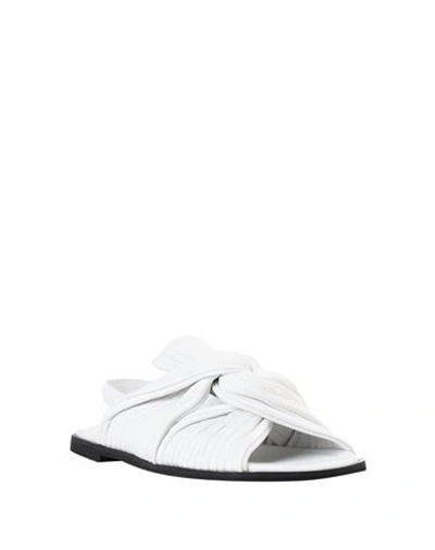 Shop Christian Wijnants Sandals In White