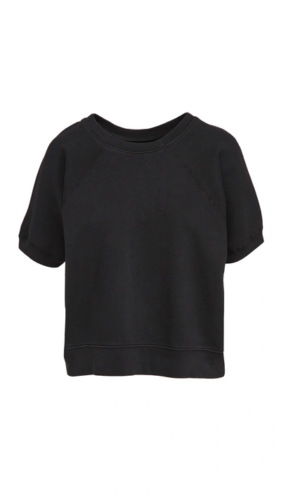 Shop Nili Lotan Ciara Sweatshirt In Washed Black