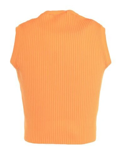 Shop Gcds Woman Top Orange Size S Polyamide, Elastane