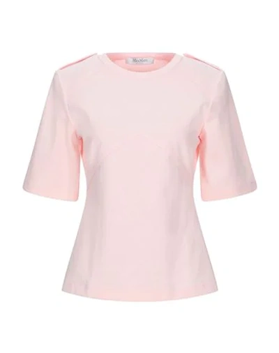 Shop Max Mara T-shirt In Pink