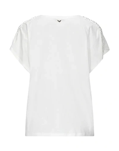 Shop Twinset Woman T-shirt White Size Xs Cotton, Polyester