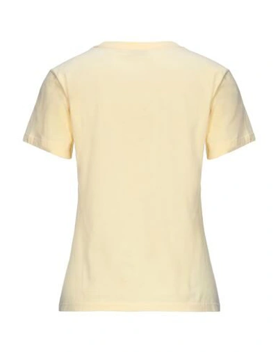 Shop Etro Woman T-shirt Yellow Size 10 Cotton, Polyester
