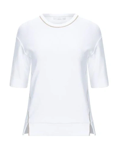 Shop Fabiana Filippi T-shirts In White
