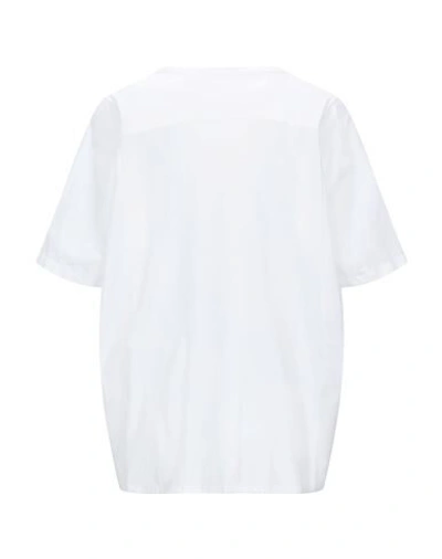 Shop Roberto Collina Woman T-shirt White Size M Cotton