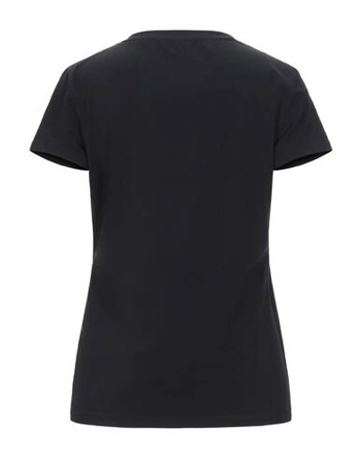 Shop Armani Exchange Woman T-shirt Black Size M Cotton, Elastane