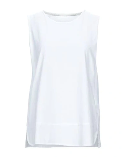 Shop Anna Seravalli T-shirts In White