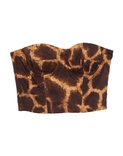 Shop Dolce & Gabbana Tops In Sand
