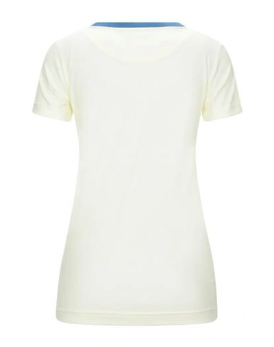 Dolce & Gabbana Yellow Havanity Round Neck Tee Cotton T-shirt In Yellow