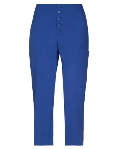 Shop Dondup Woman Pants Blue Size 8 Viscose, Polyamide, Elastane