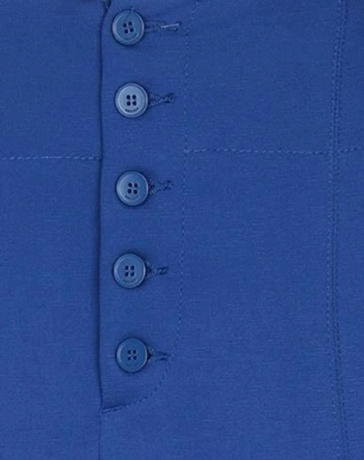 Shop Dondup Woman Cropped Pants Blue Size 8 Viscose, Polyamide, Elastane