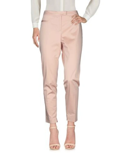 Shop Seventy Sergio Tegon Casual Pants In Pale Pink