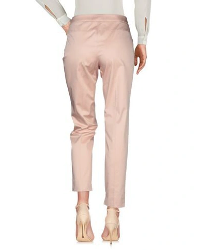 Shop Seventy Sergio Tegon Casual Pants In Pale Pink