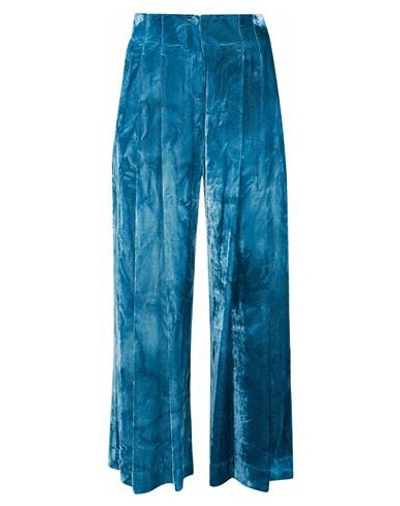 Shop Raquel Allegra Pants In Pastel Blue