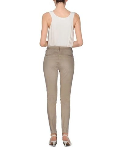 Shop Aglini Woman Pants Beige Size 28 Cotton, Elastane