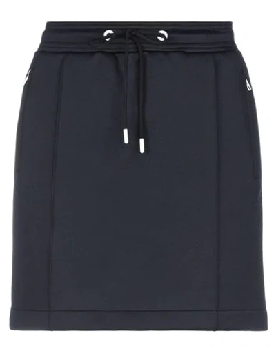 Shop Kenzo Woman Mini Skirt Midnight Blue Size S Polyamide, Cotton, Polyester