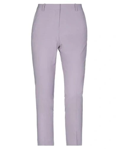 Shop Theory Woman Pants Lilac Size 12 Wool, Elastane In Purple