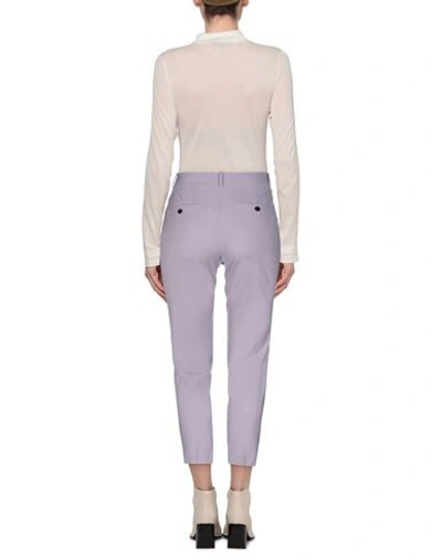 Shop Theory Woman Pants Lilac Size 12 Wool, Elastane In Purple