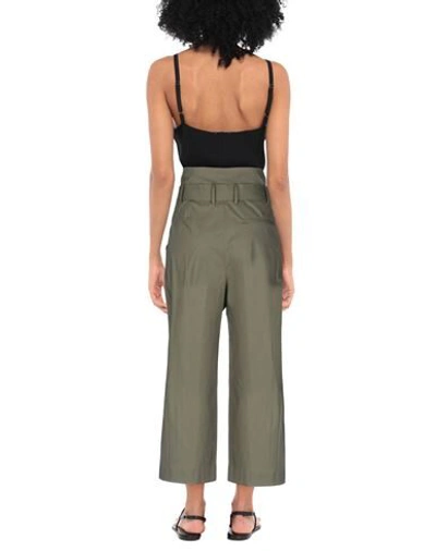Shop Pt Torino Casual Pants In Military Green