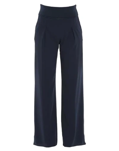 Shop Manila Grace Woman Pants Midnight Blue Size 4 Polyester, Elastane, Cotton