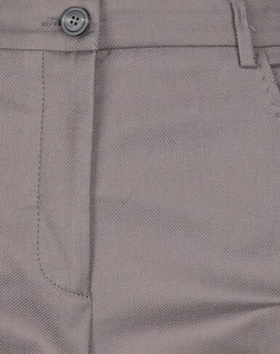 Shop Peserico Cropped Pants In Khaki