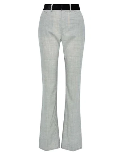 Shop Adeam Pants In Grey