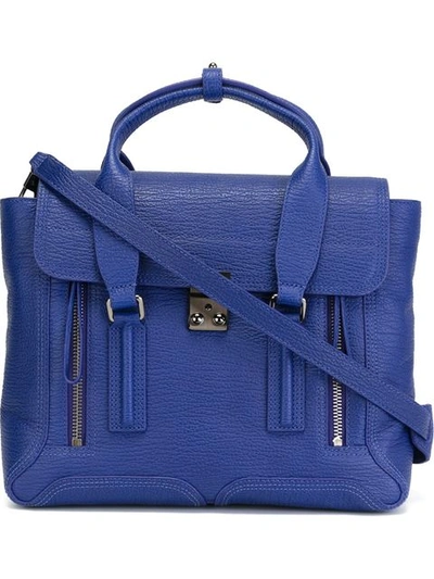 3.1 Phillip Lim / フィリップ リム Pashli Medium Leather Bag In Bluette
