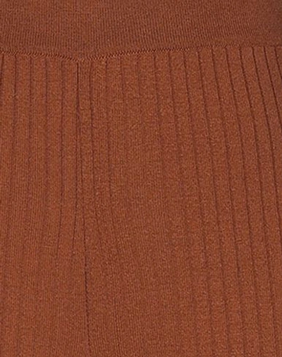 Shop Akep Woman Pants Brown Size 4 Viscose, Wool, Nylon, Elastane