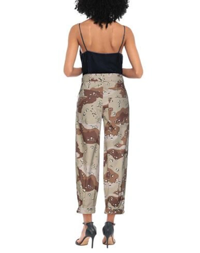 Grazie Woman Pants Sand Size 4 Cotton, Polyamide In Beige