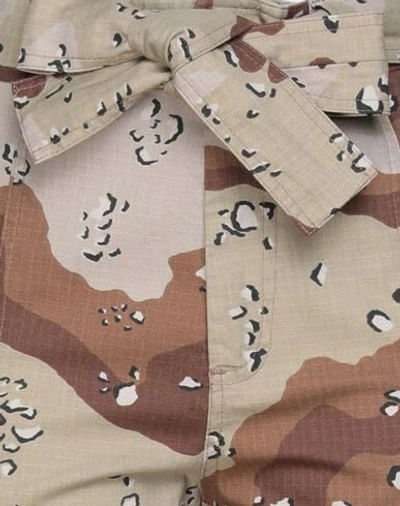Grazie Woman Pants Sand Size 4 Cotton, Polyamide In Beige
